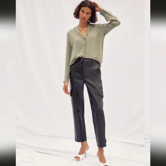 Wilfred Modern Cargo vegan leather Pant - Picture 1 of 13